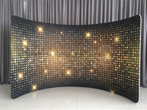 Exhibition Display 10ft Curved Tension Fabric Display Trade Show Event
