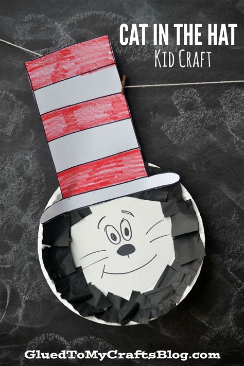 Paper Plate Dr Seuss Cat In The Hat Kid Craft Dr Seuss Cats In