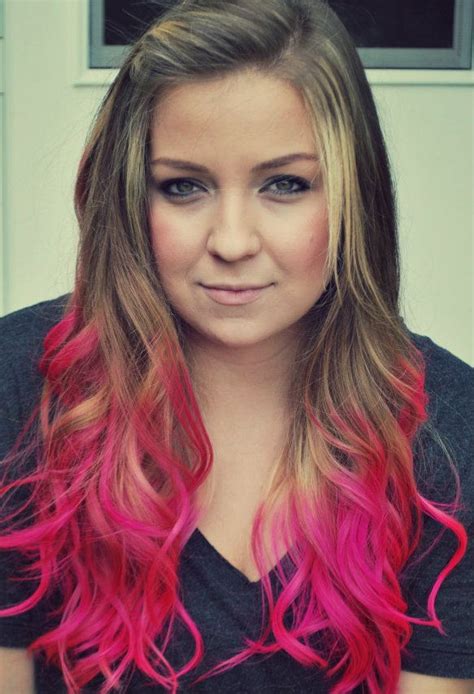 74 Best Dip Dye Hair Images On Pinterest Colourful Hair