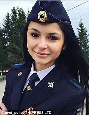 Glamorous Russian Policewomen Pose For Pics On Instagram Daily Mail