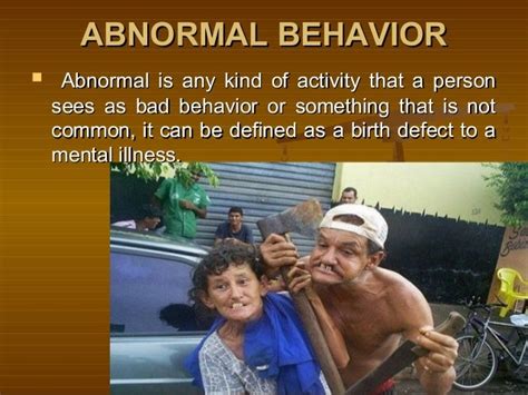 Normal Vs Abnormal