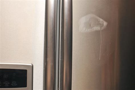 After seeing many posts online about dry ice removing car dents, we put it to the test. How to Fix a Dent on a Stainless Steel Fridge | Hunker