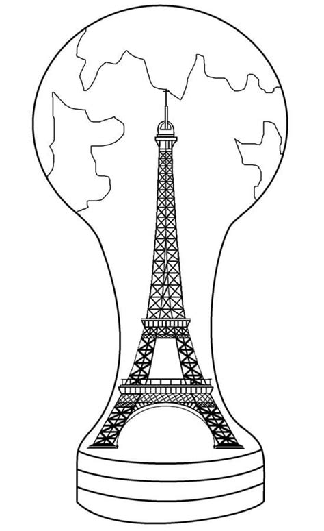 Dibujos De Torre Eiffel 2 Para Colorear Para Colorear Pintar E