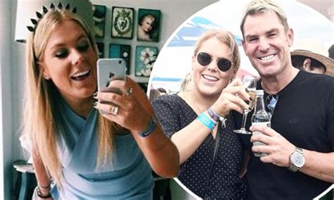 shane warne and simone callahan defend daughter brooke daily mail online