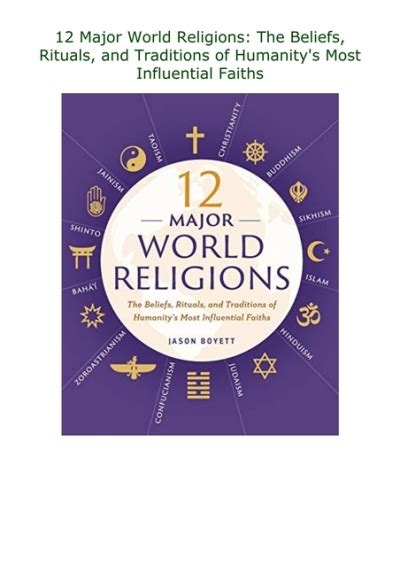 Download⚡️ 12 Major World Religions The Beliefs Rituals And