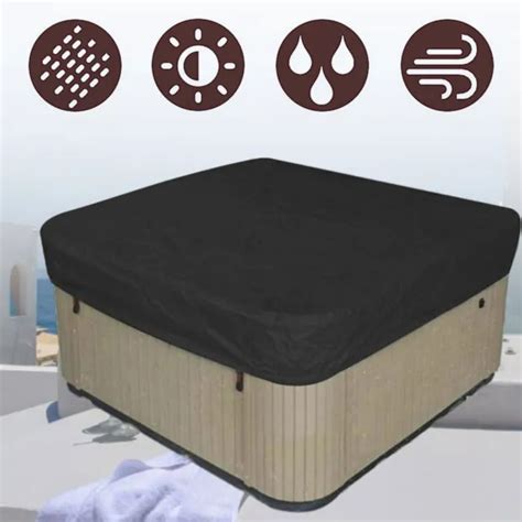Pool Spa Outdoor Hot Tub Spa Cover Waterproof Dust Proof Uv Resistant 2 Sizes 42 75 Picclick