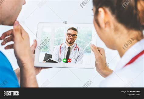 Doctor Telemedicine Image And Photo Free Trial Bigstock