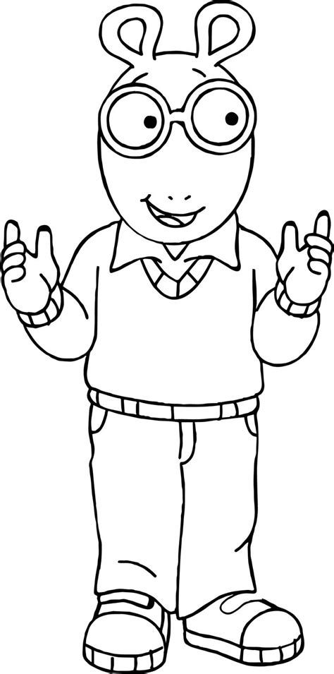 Https://favs.pics/coloring Page/arthur Read Coloring Pages