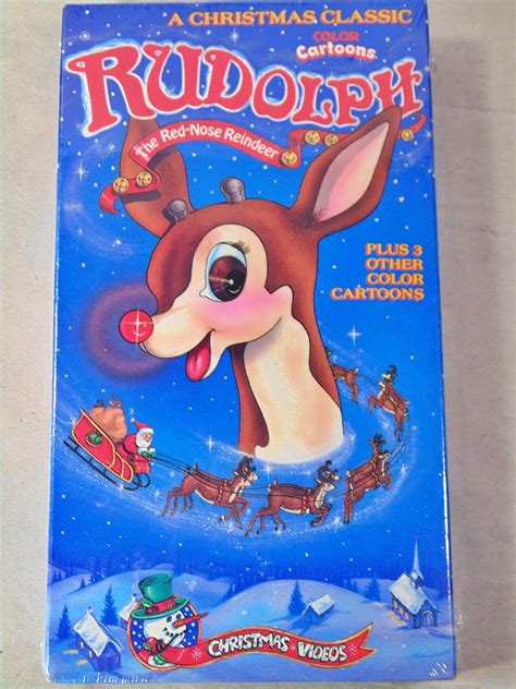 Rudolph The Red Nose Reindeer Vhs Home Video Tape Christmas Classic My Xxx Hot Girl