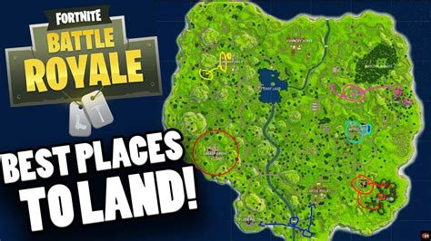 Best Places To Land In Fortnite Best Legendary Loot Locations Youtube