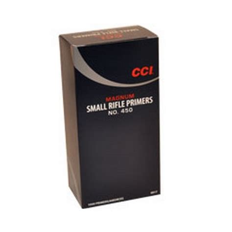 Cci Small Rifle Magnum Primers No 450 1000 Count Reloading Unlimited