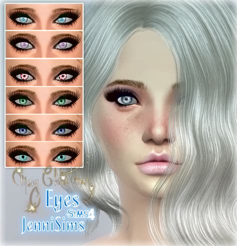Jennisims Downloads Sims 4 Eyes Special Christmas Sims 4 Updates ♦