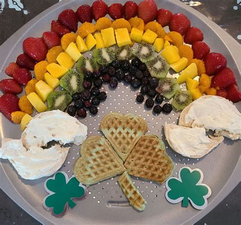 Healthy St Patricks Day Breakfast Board