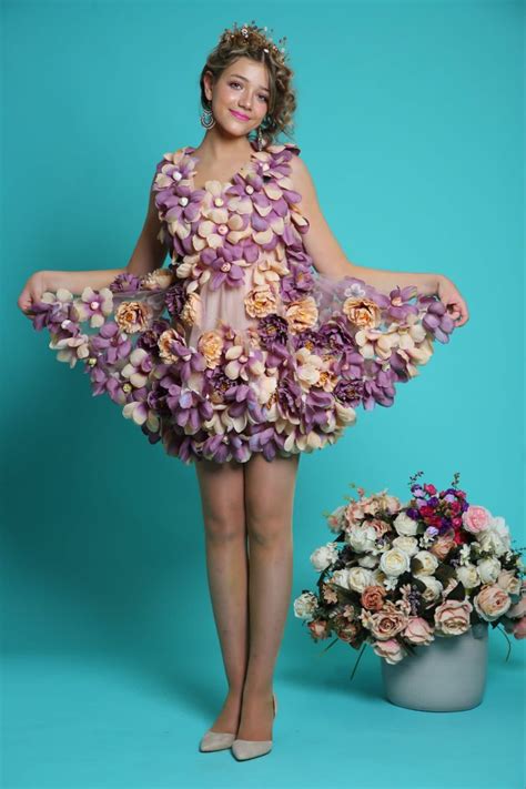 flower dress flower dresses strapless dress fashion cool art creativity roses flowers cod