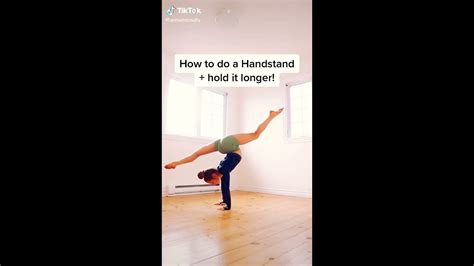 How To Do A Handstand Hold It Longer Youtube