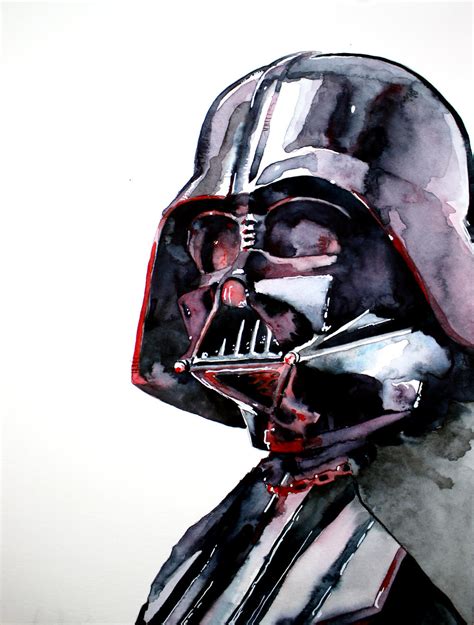 Darth Vader Watercolor Sketch By Robhough On Deviantart