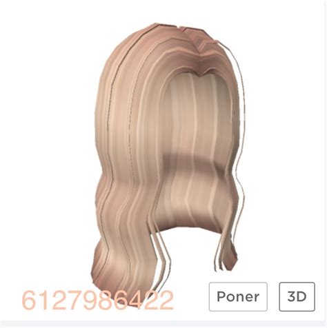 Wavy Blonde Hair In 2021 Roblox Pictures Roblox Codes Coding Clothes