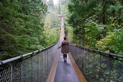 Capilano Suspension Bridge Park Vancouver British Columbia Kanada