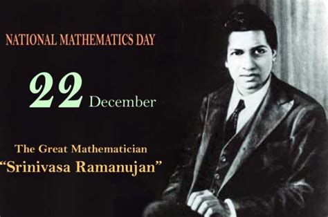 Ramanujans Contribution Remembered On National Day Of Mathematics