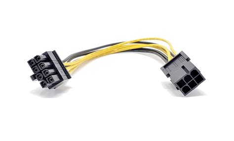Pci Express 6 Pin Female To 8 Pin Male Power Adapter Cable Micro