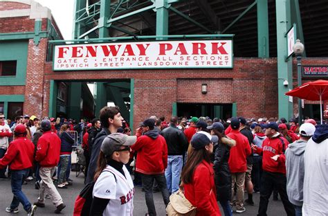 Photos Of The Crowds At Opening Day At Fenway Park