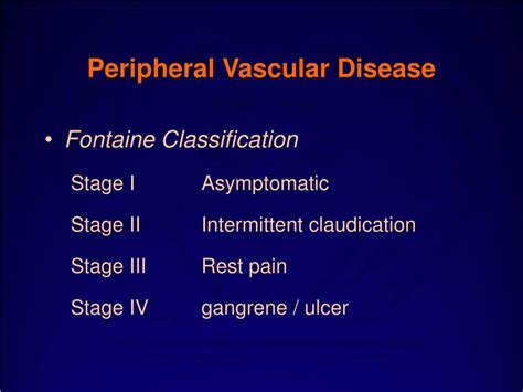 Ppt Aneurysms And ‘peripheral Vascular Diseases