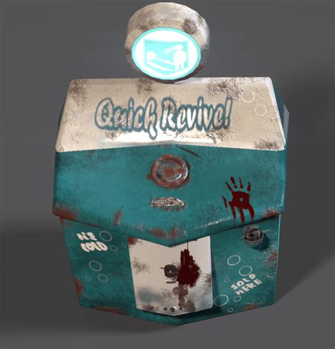 Moddeled The Quick Revive Machine In Maya And Textured In Substance