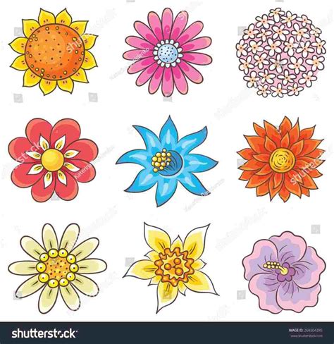Drawing Of Different Types Of Flowers At Explore