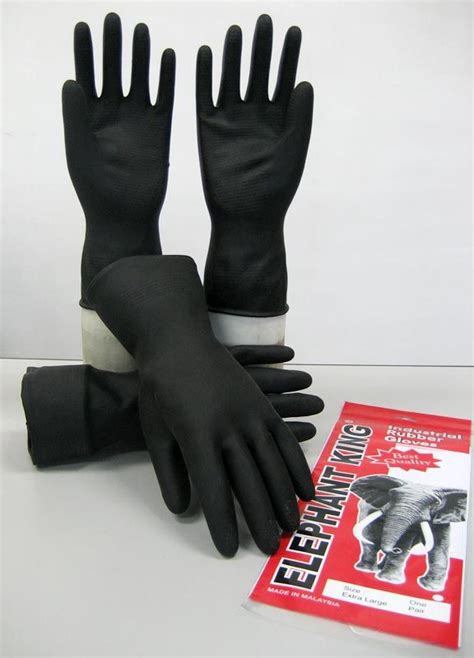 ek 101 black industrial rubber gloves by longcane industries sdn bhd ek 101 black industrial