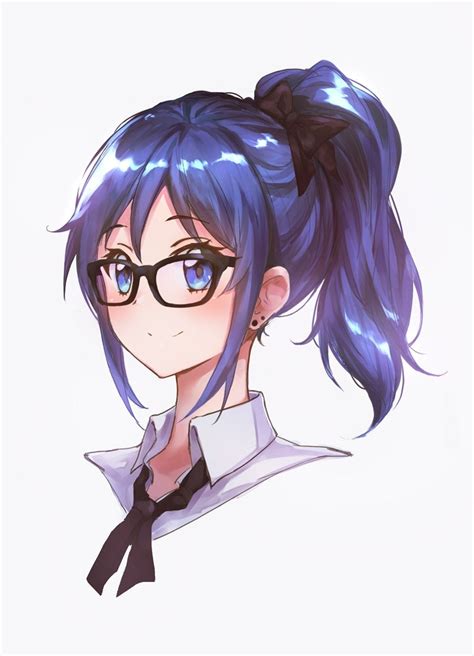 Glasses And Ponytail Aikatsu Rawwnime