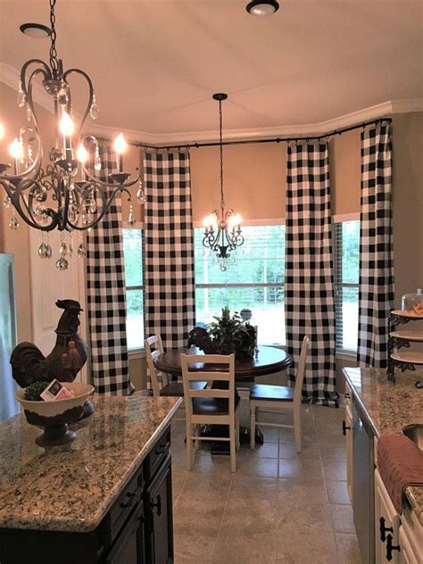 Black buffalo check blackout curtains. Black and White Buffalo Check Curtains - Rod Pocket - Can ...