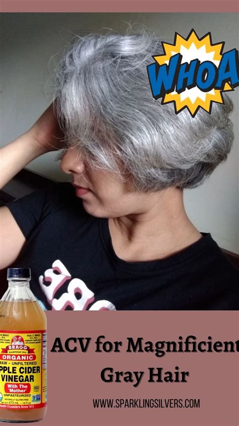 Healthy And Shiny Gray Hair Acv Rinse An Immersive Guide By