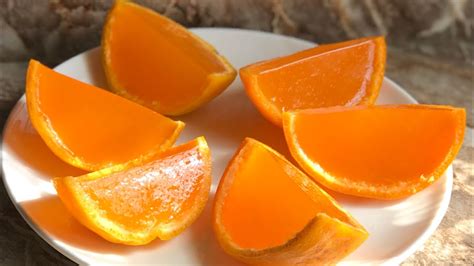 Orange Jelly Recipe Orange Jello Recipe With Fresh Orange Juice Youtube