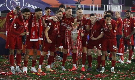 ⚽️ @liverpoolfc @england @nike www.cybersmile.org/testimonials. Jordan Henderson lifts Premier League trophy as Liverpool ...