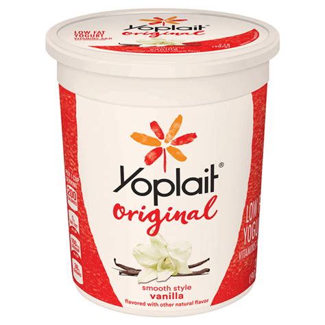 Yoplait Original Smooth Style Vanilla Yogurt 32 Oz Tub
