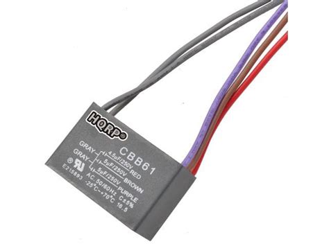 Ceiling fan dimmer switch wiring diagram tunitybusinessclub. HQRP Capacitor for Hampton Bay Ceiling Fan 4.5uf+5uf+5uf 5 ...