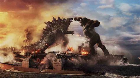 First official footage of godzilla and kong from next year's release of godzilla vs. Godzilla vs. Kong trailer released, two monsters lock ...