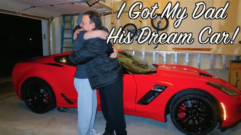 unsuspecting grandpa bursts into tears when he realizes daughter bought his dream car