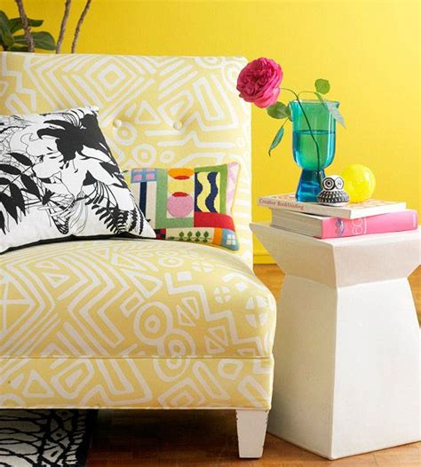 House Tours Bright And Colorful Condo Living Room Yellow