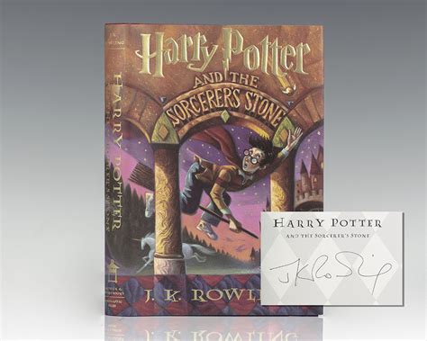 Harry Potter And The Sorcerers Stone Jk Rowling First Edition Signed