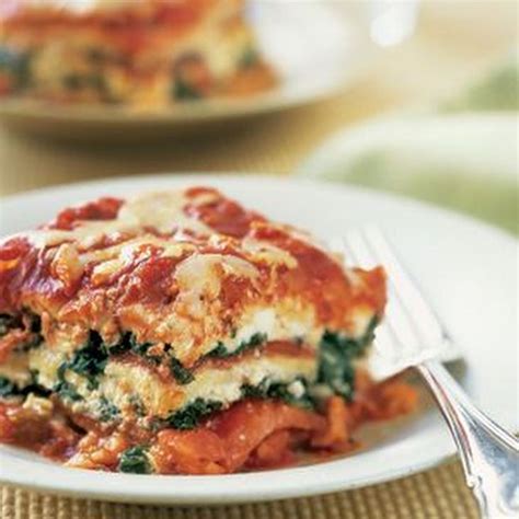 Spinach And Roasted Red Pepper Lasagna Recipe Yummly Recipe