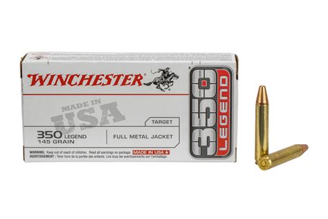 Winchester Ammunition 350 Legend 145 Gr Fmj 20 Round Box Wnusa3501