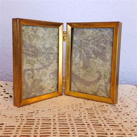 Vintage Hollywood Regency Double Picture Frame In Etched Etsy