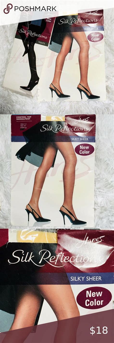 Nwt Silk Reflections Pantyhose And Tights Set Of 2 Blue Tights