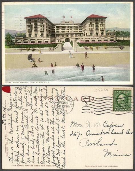 California Long Beach Vintage Postcard Ebay