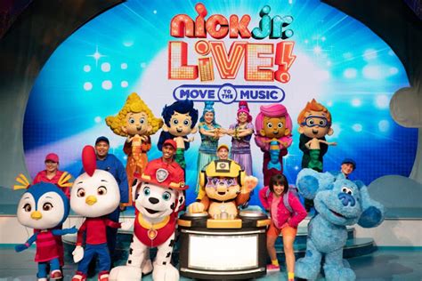 Nickalive Nick Jr Live Move To The Music Us Theatrical Tour To