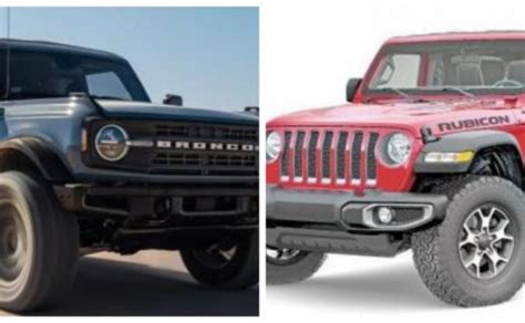 Jeep Wrangler Versus Ford Bronco Un Empate Por Ahora