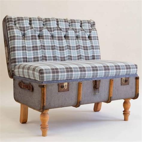 Beautiful Retro Modern Chairs Made With Old Suitcases Traditional
