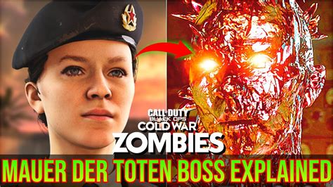 MAUER DER TOTEN BOSS VALENTINA EXPLAINED Cold War Zombies Story YouTube