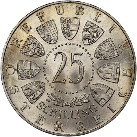 Austria 25 Schilling Km 2880 Prices And Values Ngc